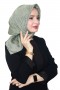 Laurel Halka Desen Aerobin Jakar Eşarp 4258-13
