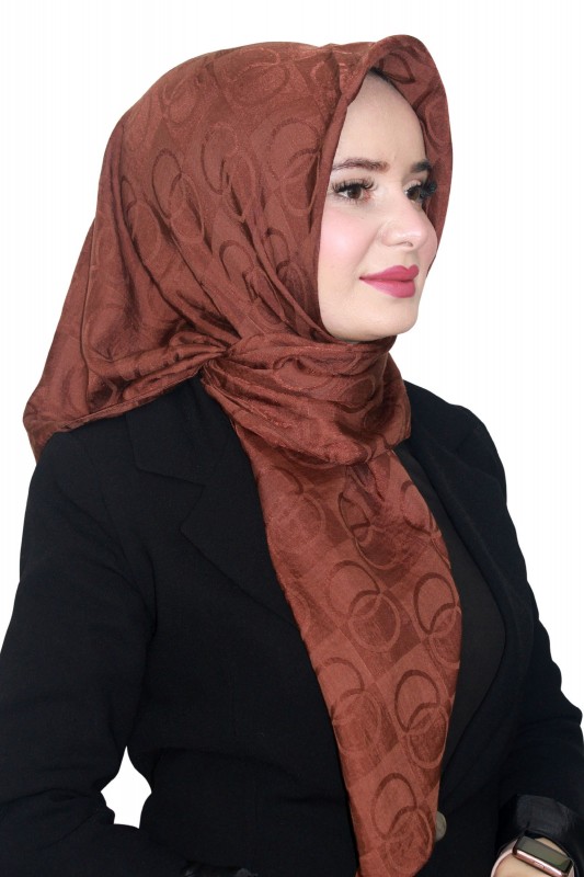 Laurel Halka Desen Aerobin Jakar Eşarp 4258-4
