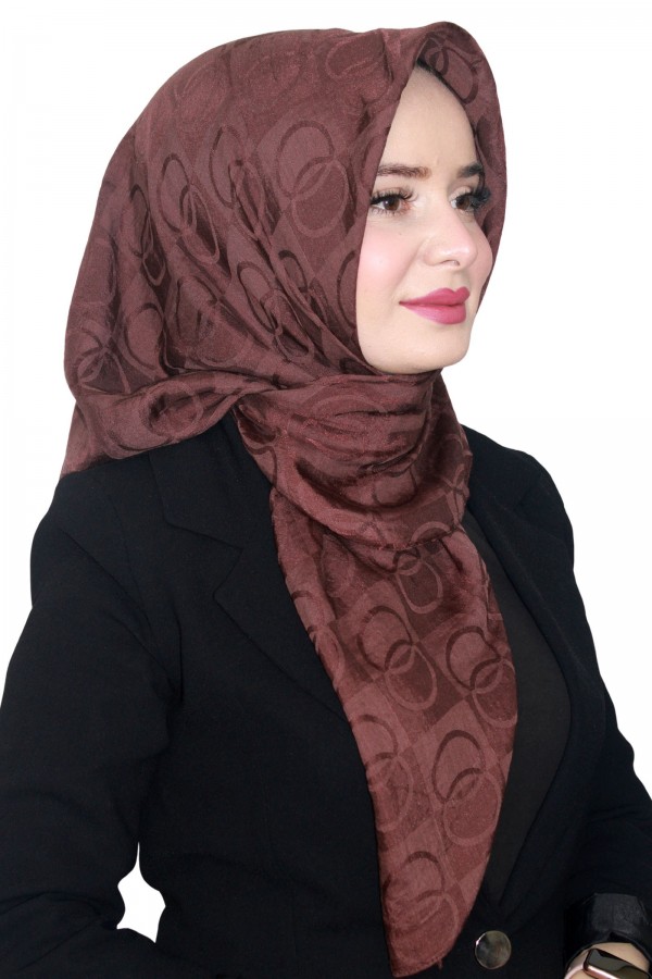 Laurel Halka Desen Aerobin Jakar Eşarp 4258-8
