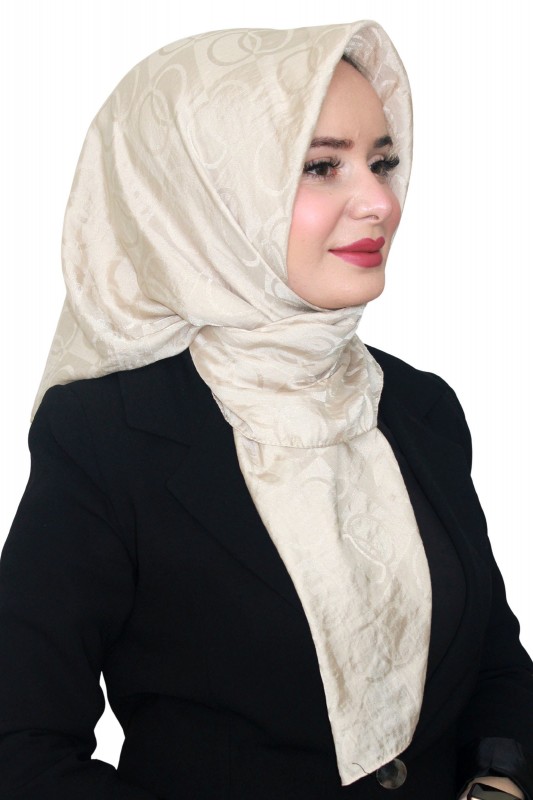 Laurel Halka Desen Aerobin Jakar Eşarp 4258-9