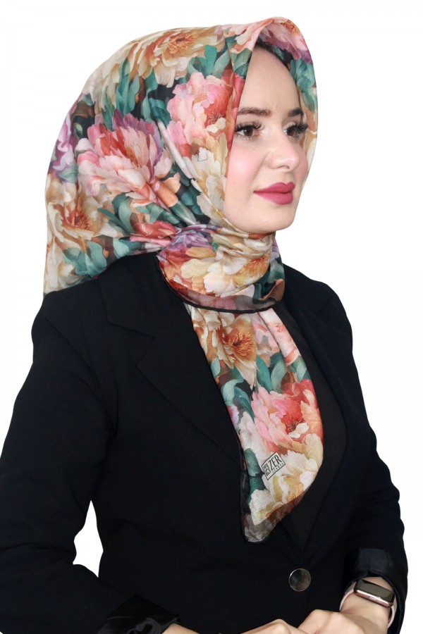 Özel Yaz Serisi Zer Organik Eşarp 4259-2