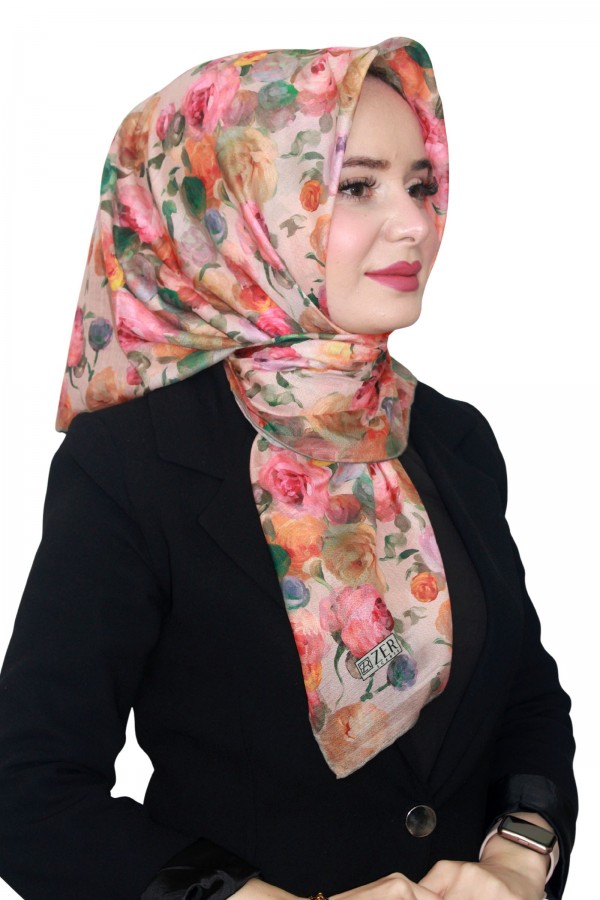 Özel Yaz Serisi Zer Organik Eşarp 4259-1