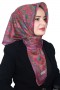 Etnik Desen Zer Organik Eşarp 4260-1