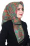 Etnik Desen Zer Organik Eşarp 4260-2