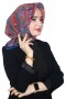 Etnik Desen Zer Organik Eşarp 4260-4