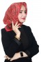 Etnik Desen Zer Organik Eşarp 4260-5