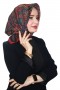 Etnik Desen Zer Organik Eşarp 4260-9