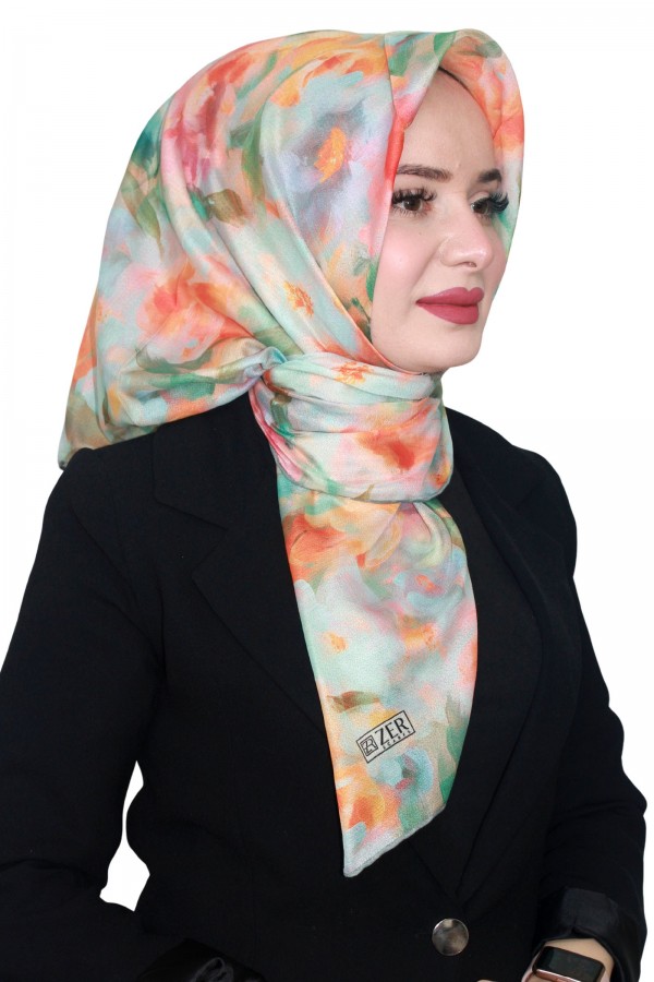 Zer Organik Pamuk Eşarp 4265-1