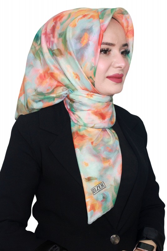 Zer Organik Pamuk Eşarp 4265-1