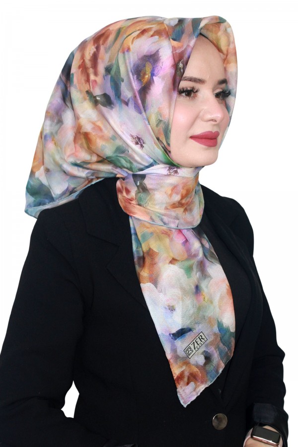 Zer Organik Pamuk Eşarp 4265-12