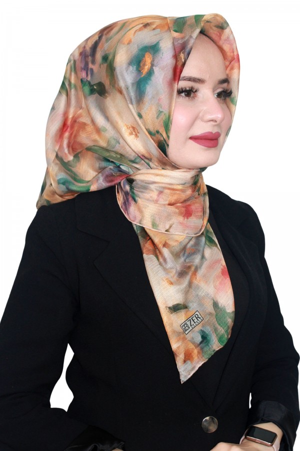Zer Organik Pamuk Eşarp 4265-5