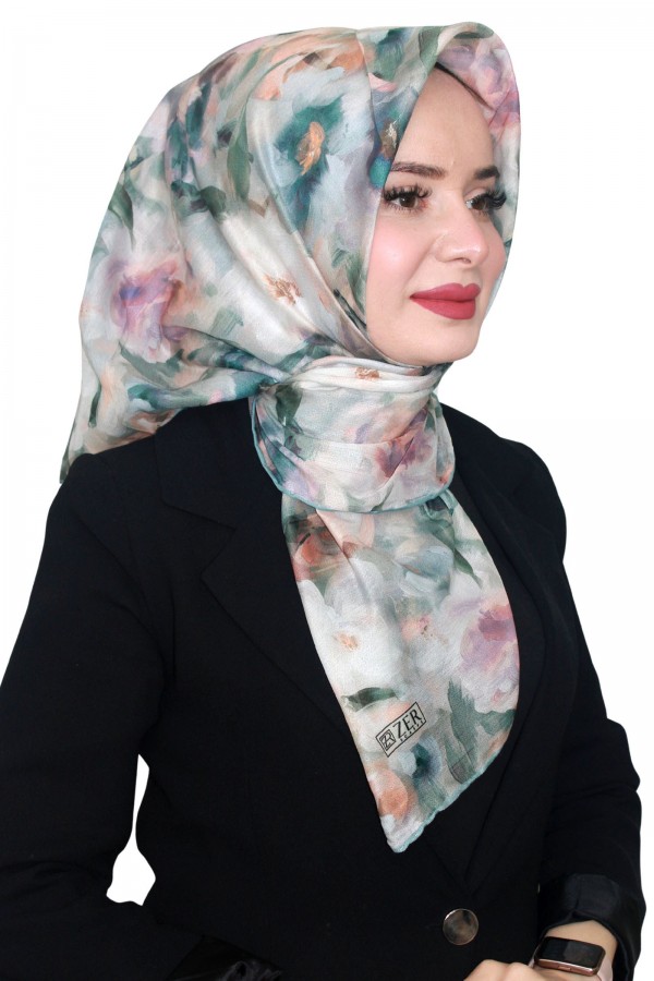 Zer Organik Pamuk Eşarp 4265-9