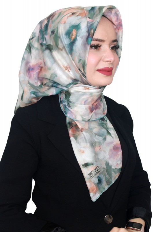 Zer Organik Pamuk Eşarp 4265-9