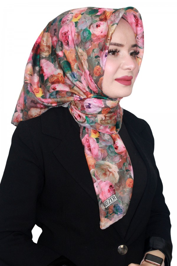 Zer Organik Pamuk Eşarp 4266-10