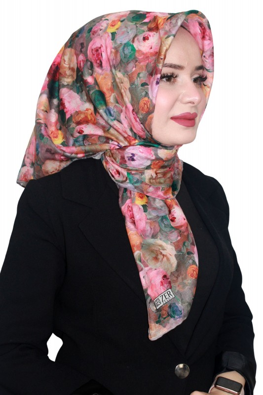 Zer Organik Pamuk Eşarp 4266-10