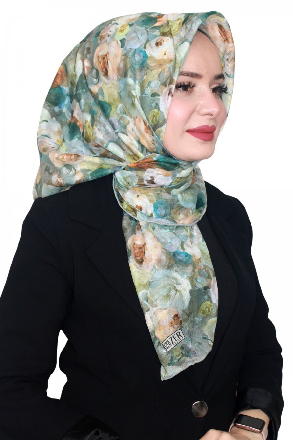 Zer Organik Pamuk Eşarp 4266-4
