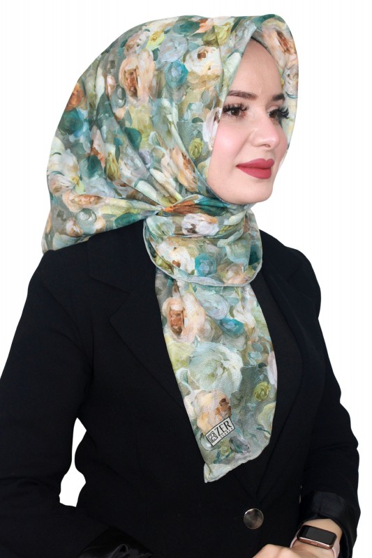 Zer Organik Pamuk Eşarp 4266-4