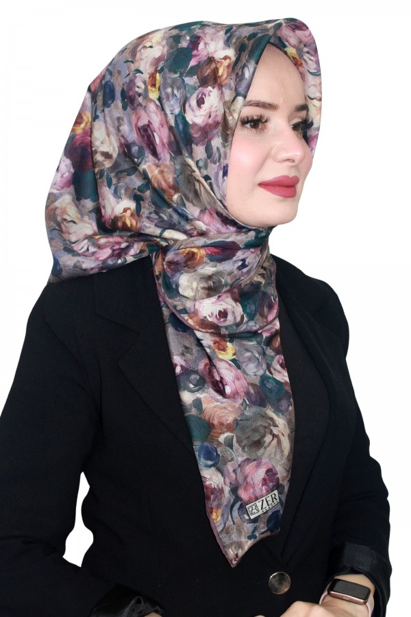 Zer Organik Pamuk Eşarp 4266-5