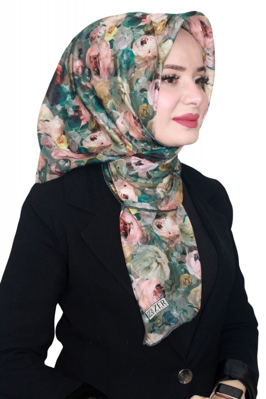 Zer Organik Pamuk Eşarp 4266-7