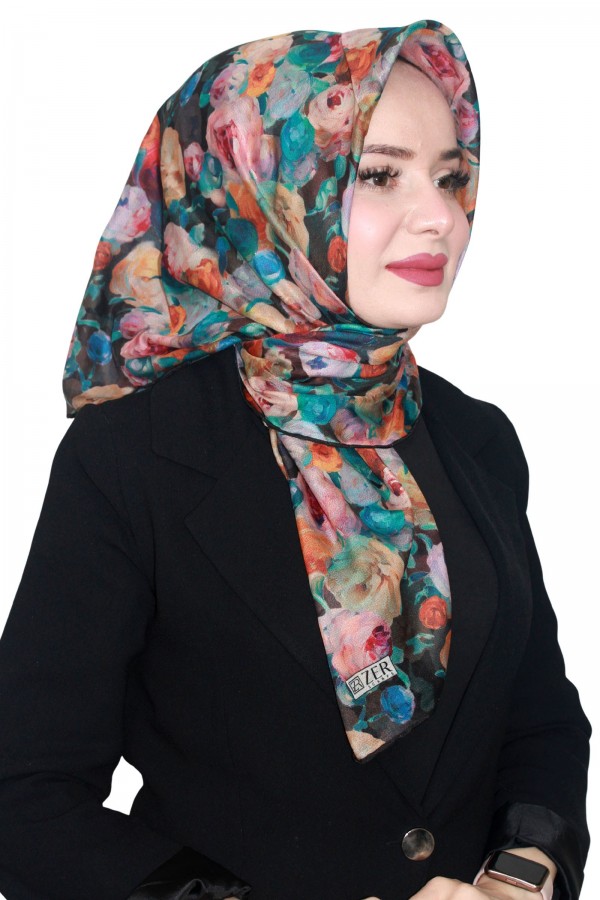 Zer Organik Pamuk Eşarp 4266-8