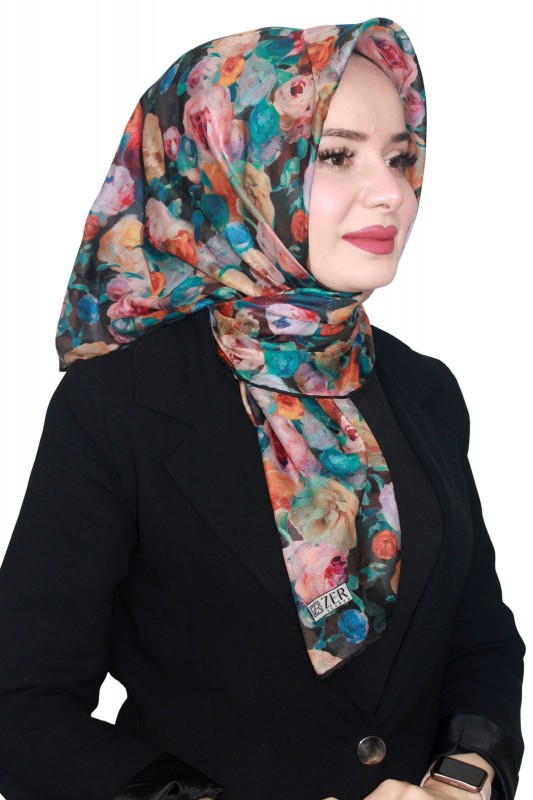Zer Organik Pamuk Eşarp 4266-8