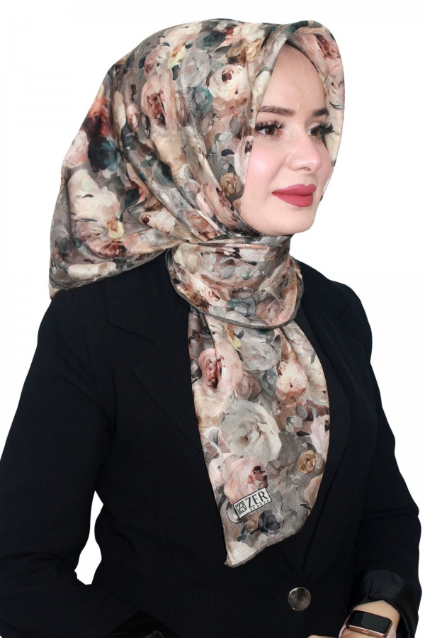 Zer Organik Pamuk Eşarp 4266-9