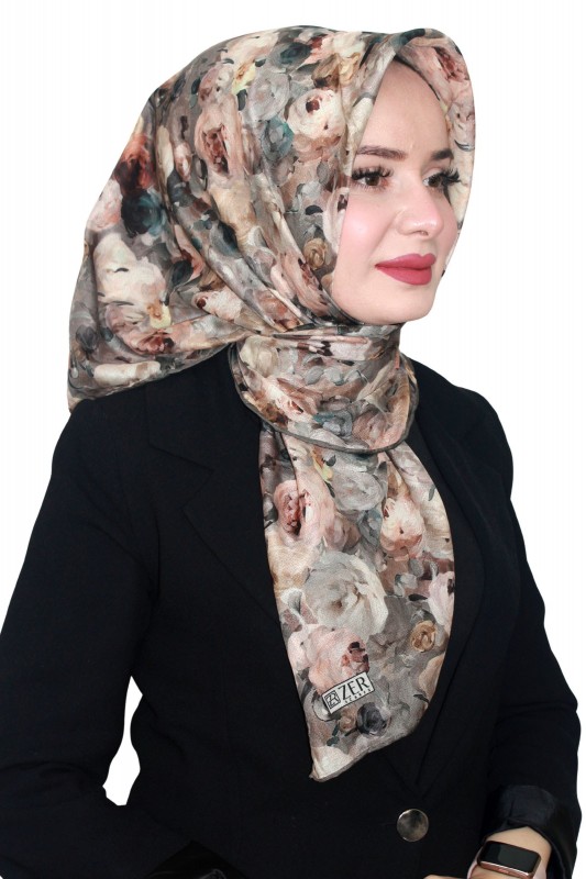 Zer Organik Pamuk Eşarp 4266-9